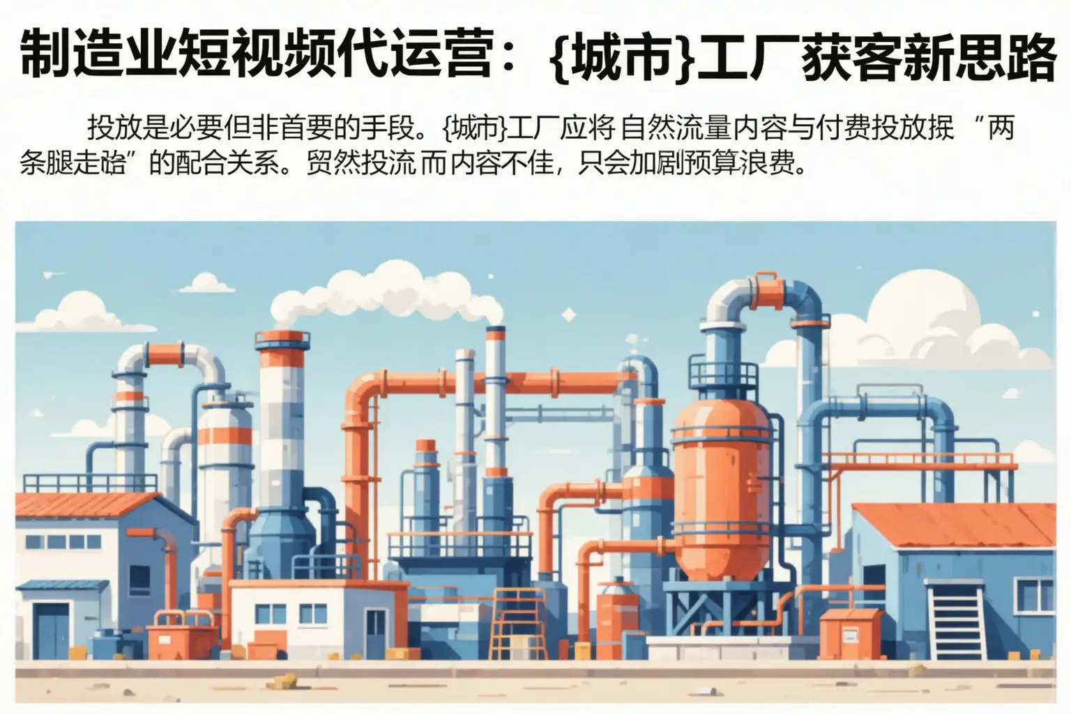 制造业短视频代运营：罗定工厂获客新思路